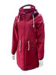SCHMUDDELWEDDA damska długa kurtka softshell parka z kapturem S