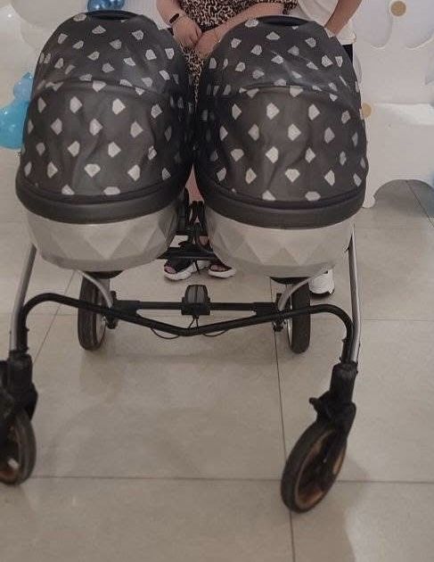Коляска Junama Diamond S-Line Duo для двійні