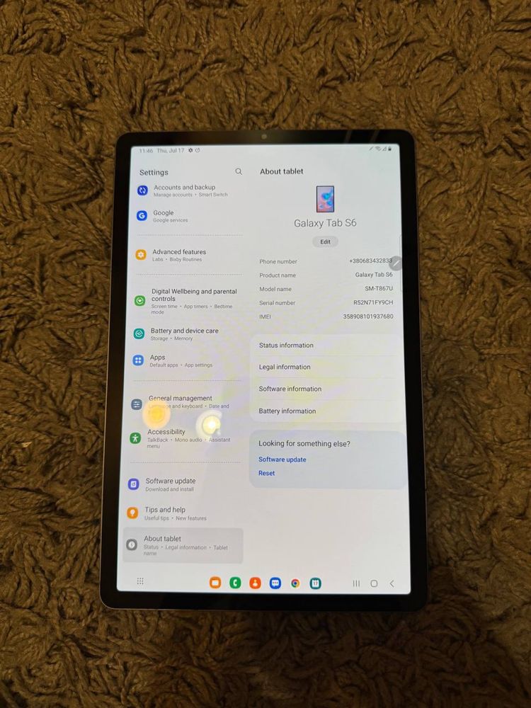 Samsung Galaxy Tab S6 LTE ІДЕАЛ