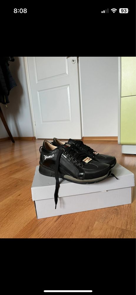 buty dsquared2 czarne