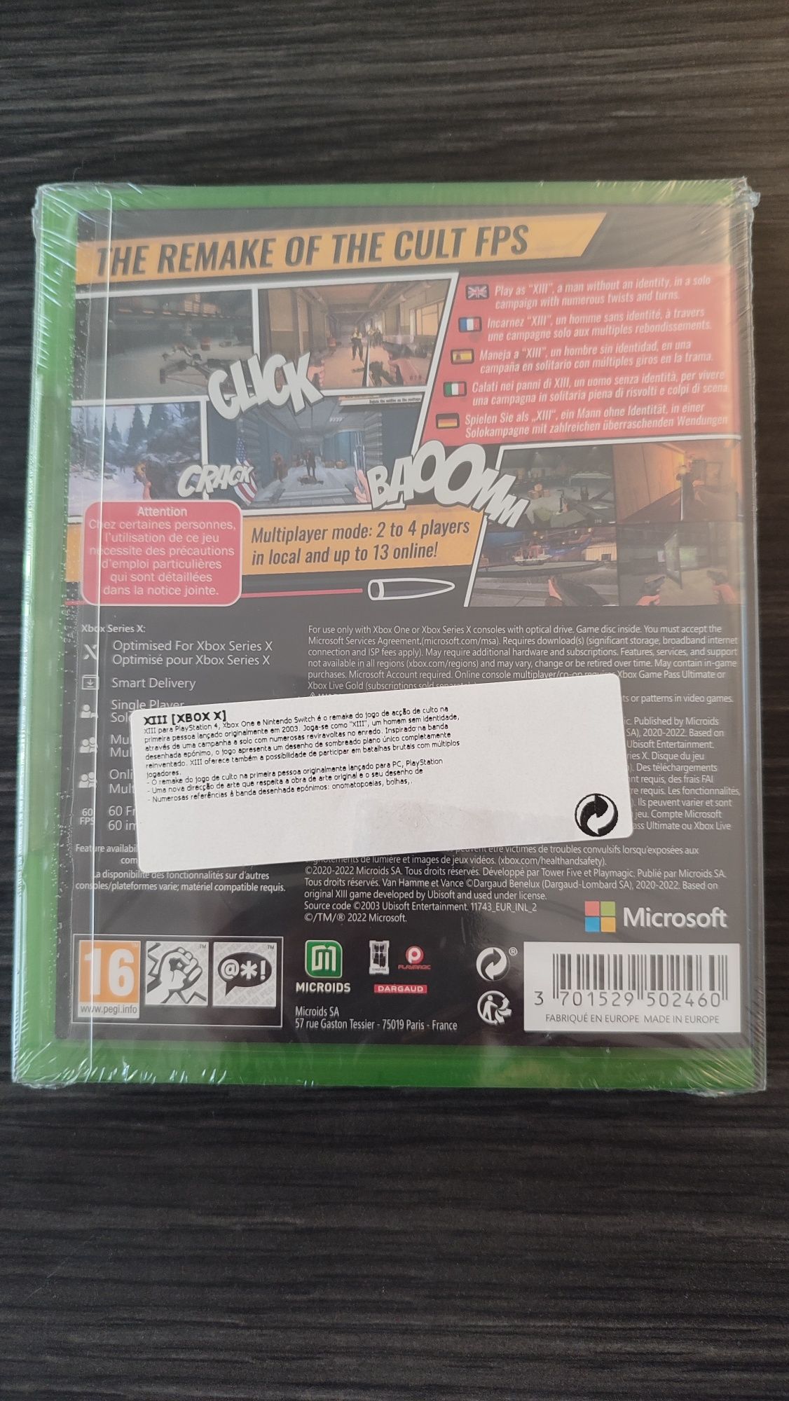 Jogo XIII xbox serie x