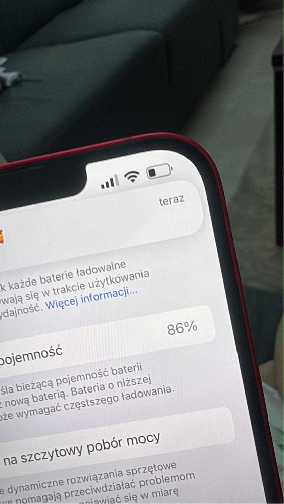Iphone 14 plus czerwony