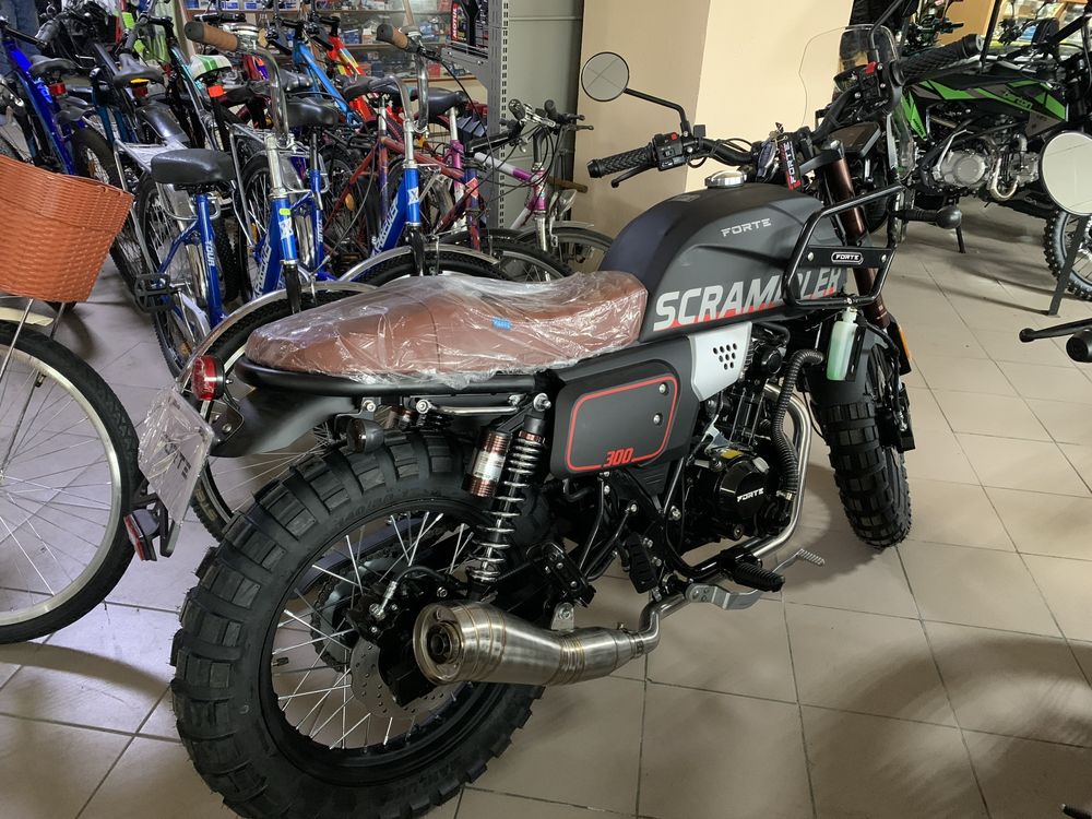 Мотоцикл Scrambler FT300-F6P Forte .ДОСТАВКА.