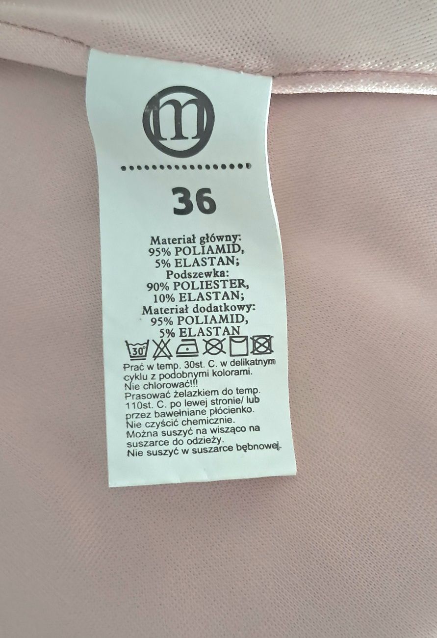 Monnari Sukienka Szyfonowa Wizytowa Haft Tiul Midi Boska 36