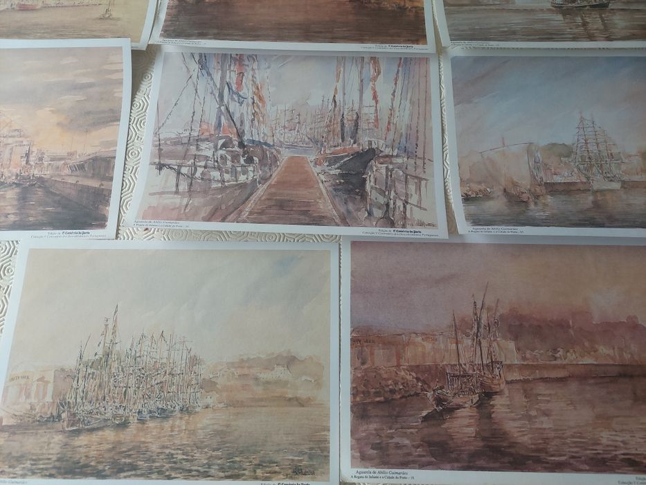 Aguarelas - coleção V centenário dos descobrimentos portuguesesde Abíl