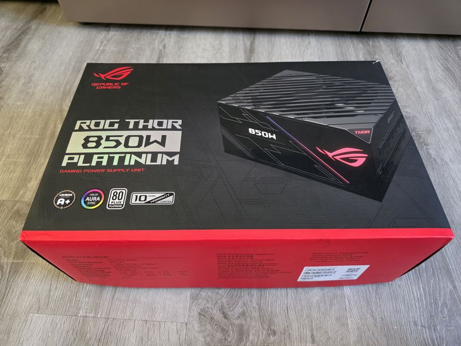 Fonte de alimentação Asus Rog Thor 850w platinum