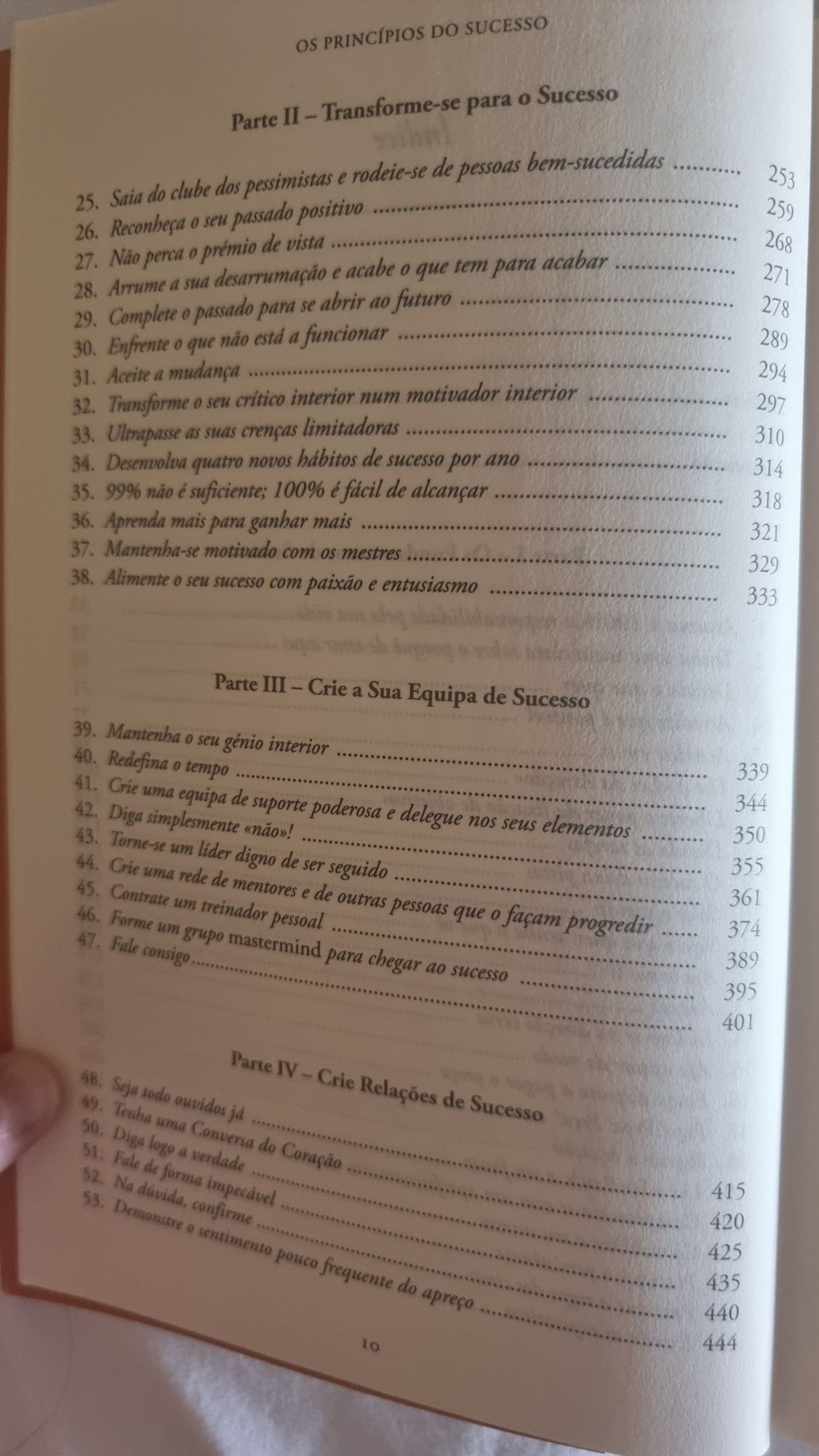 Os Princípios do Sucesso - Como ir de onde está para onde quer estar