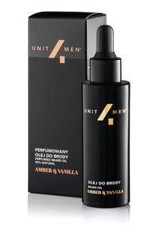 NOWY Unit4men perfumowany olej do brody Amber&Vanilla