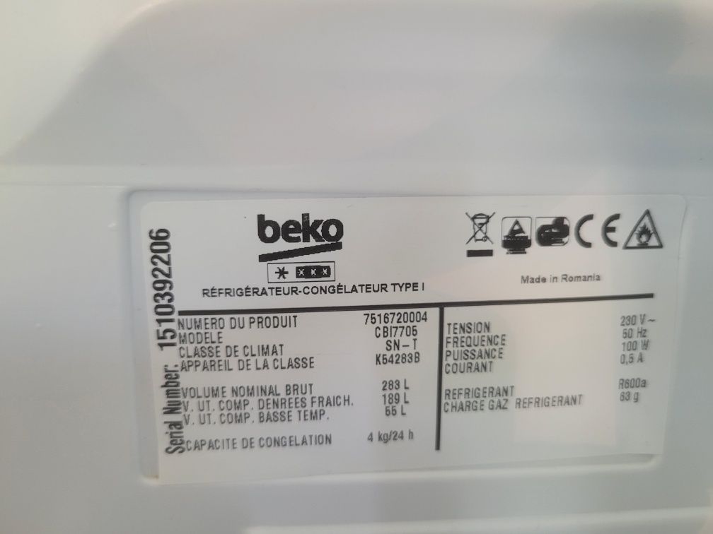Lodówka BEKO CBI 7705