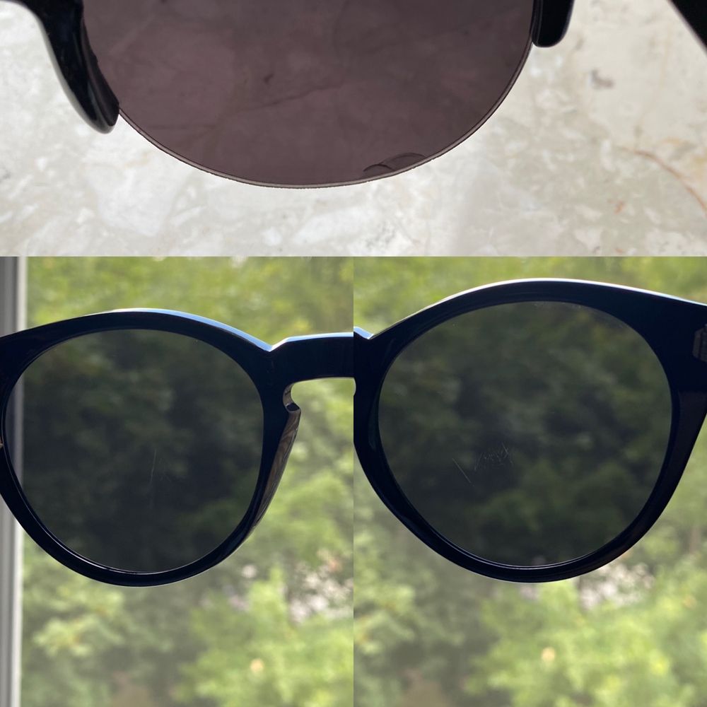 Czarny Okulary przeciwsłoneczne z etui