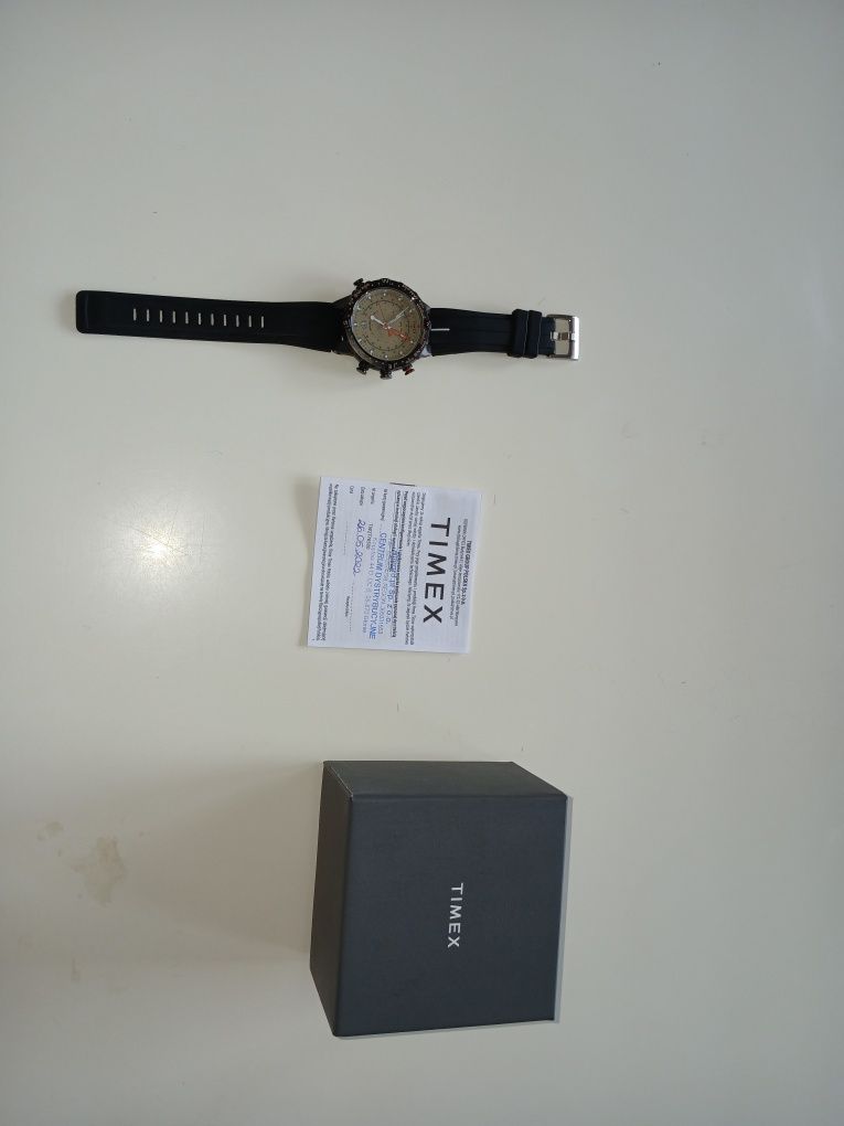 Funkcjonalny Timex - Kompas, Pływy, Termometr - Stan Dobry
