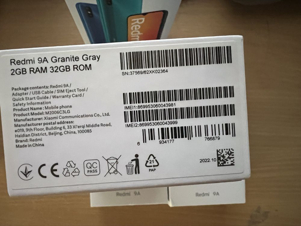 Телефон Redmi 9a 2/32