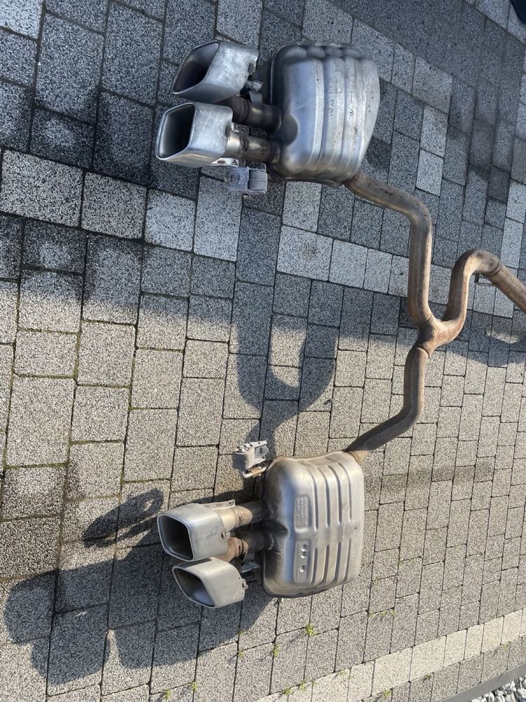 Tlumik koncowy aktywny wydech rura vw arteon R 2.0 tsi