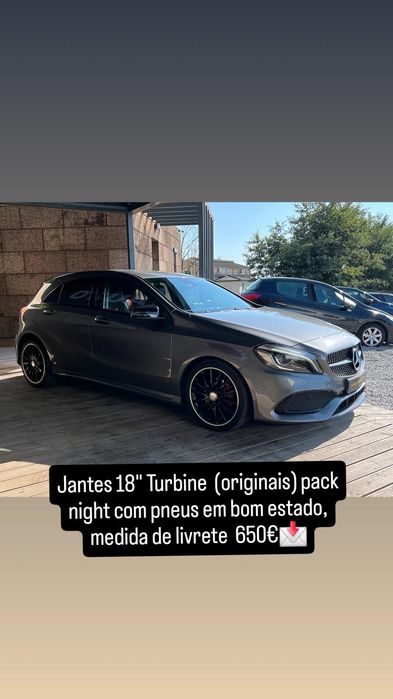 Vendo conjunto jantes Turbine amg 18" (originais)