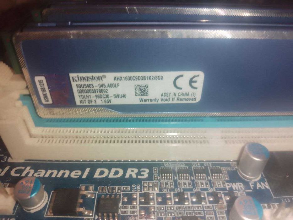 Материнская плата GIGABYTE GA-P55-USB3 +i5 760 +16gb Озу