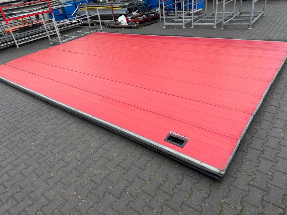 Brama 6.88x4.25 segmentowa Crawford elektryczna panelowa aluminiowa