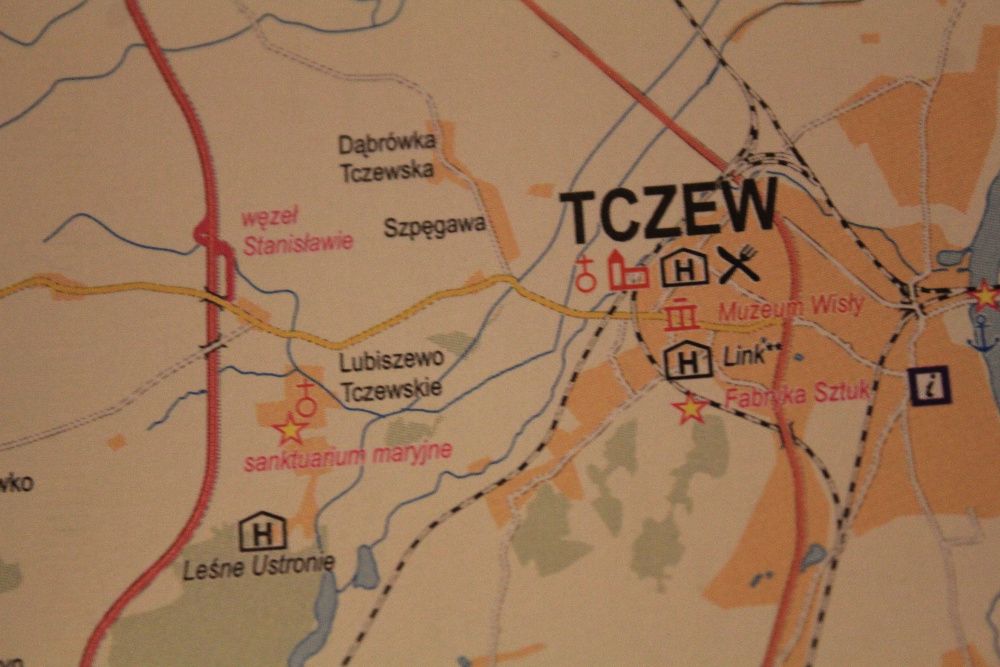 Wierzyca-szlak kajakowy-mapka 1122