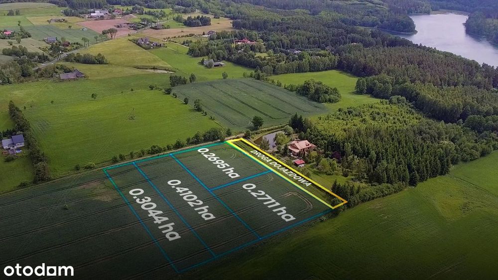 Działka budowlana w centrum Parku Krajobrazowego