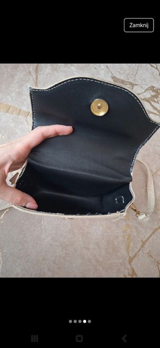 Torebka shein kremowa