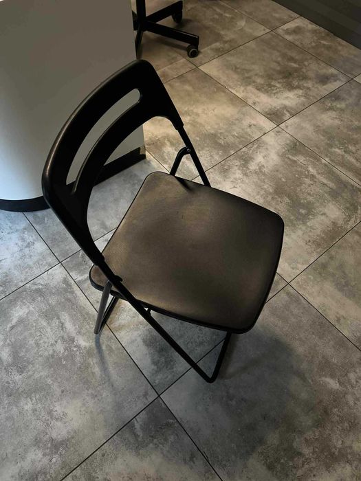 Krzesło składane czarne - Ikea