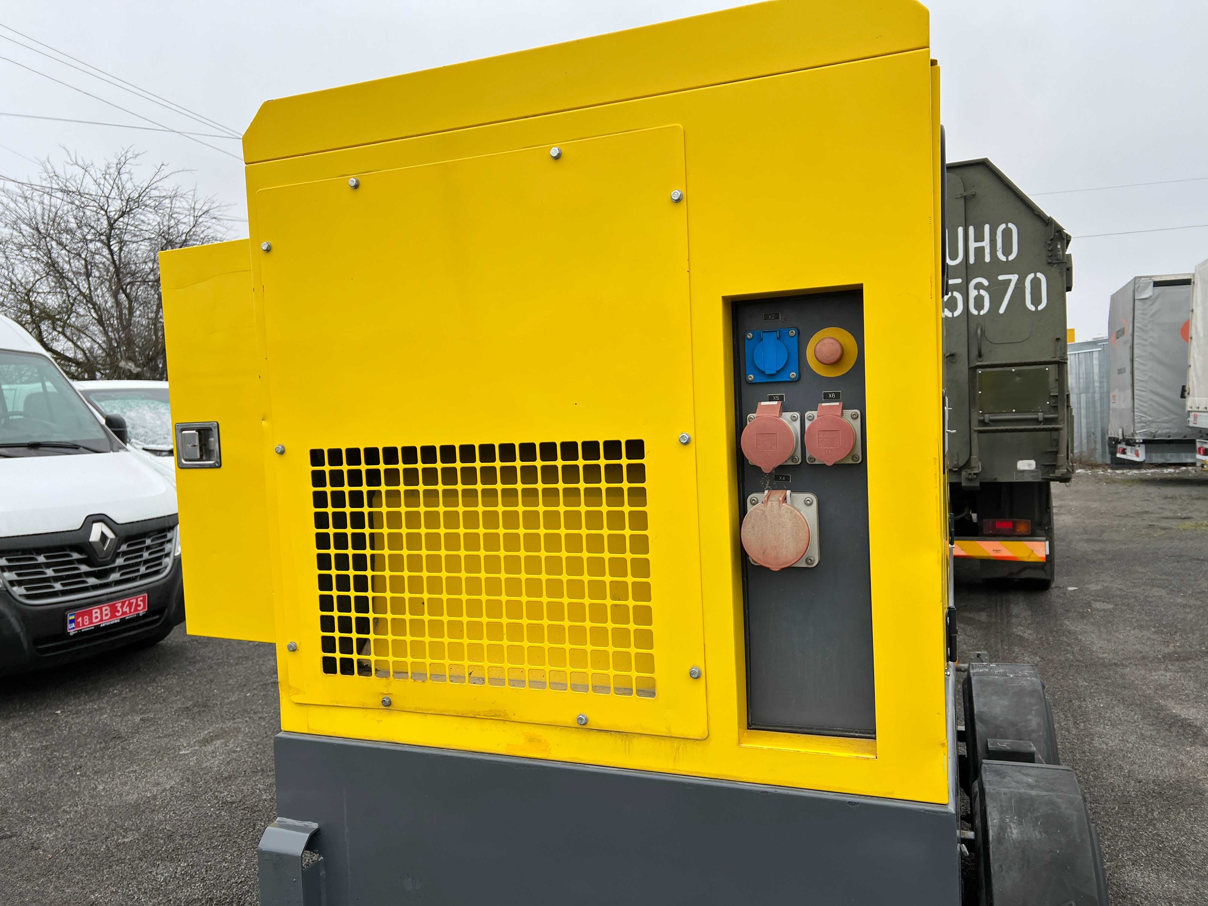 дизельний генератор ATLAS COPCO QAS60 (48kWt/60kVa)