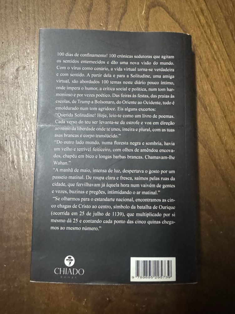 Livro 100 dias de solidao