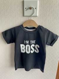 T-shirt dziecięcy "i'm the boss" I love Milk