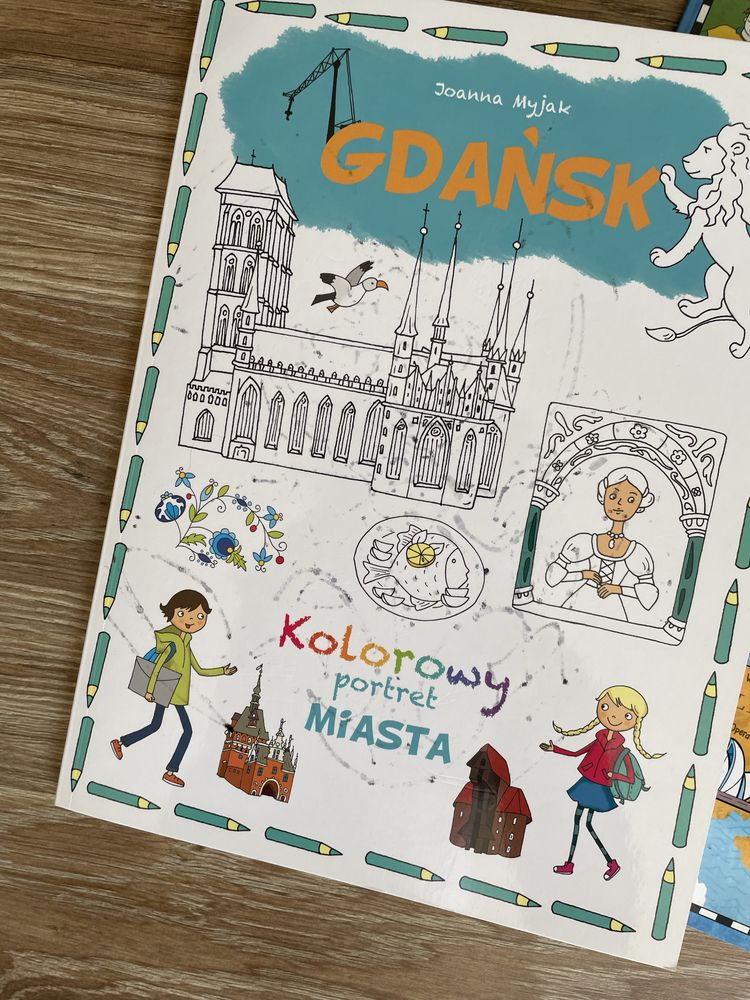 Kolorowanki Gdańsk i Mapy