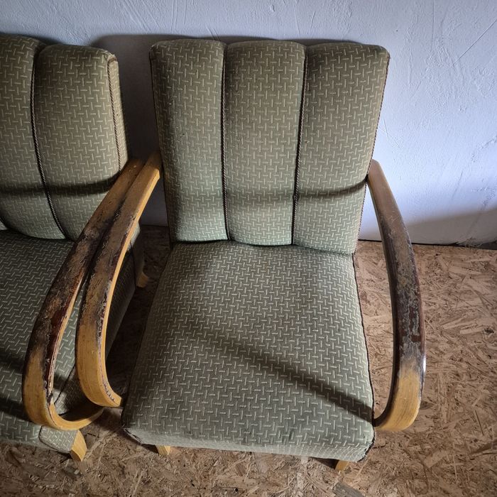 Para foteli Jindrich Halabala, oryginały.