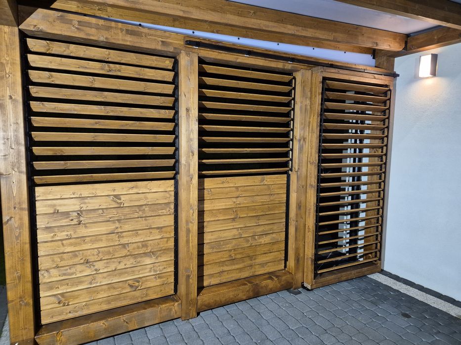 Ruchome deseczki, ruchome żaluzje ,  drewniane żaluzje