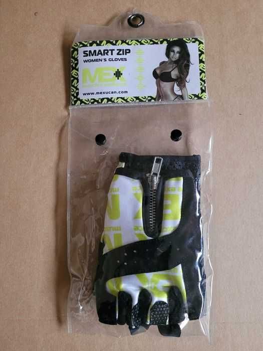 Rękawice treningowe na siłownię Mex Smart Zip z zamkiem L