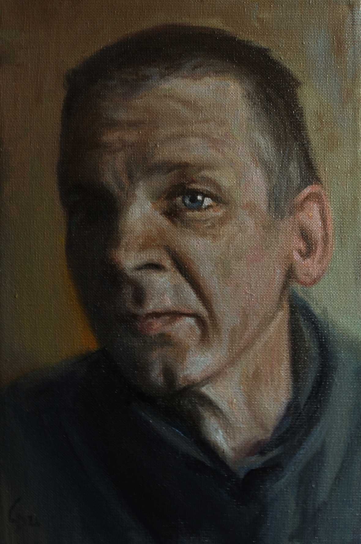 Obraz olejny Major Suchodolski 20/30 Portret Gierlach