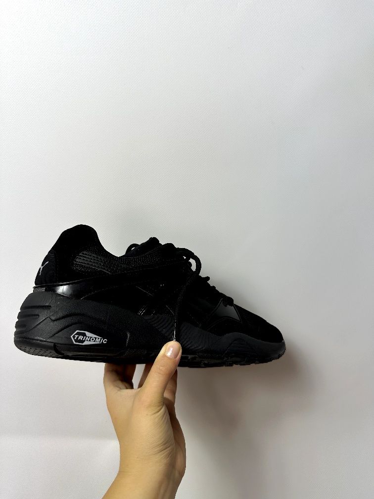 Кроссовки Puma Trinomic R698 мужские Пума черные Puma RS-X Puma Suede