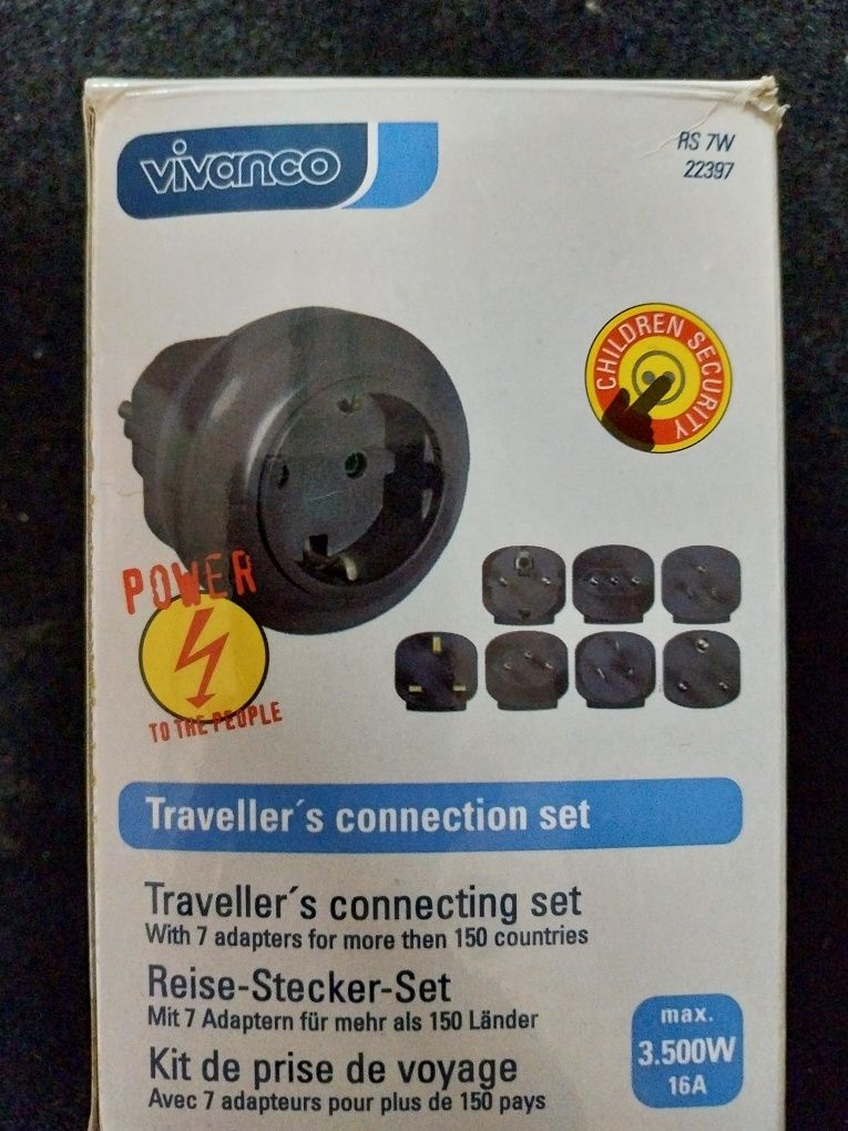 Kit de viagem para tomadas