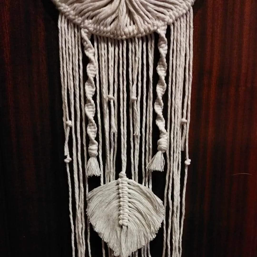 Árvore da vida em macramé