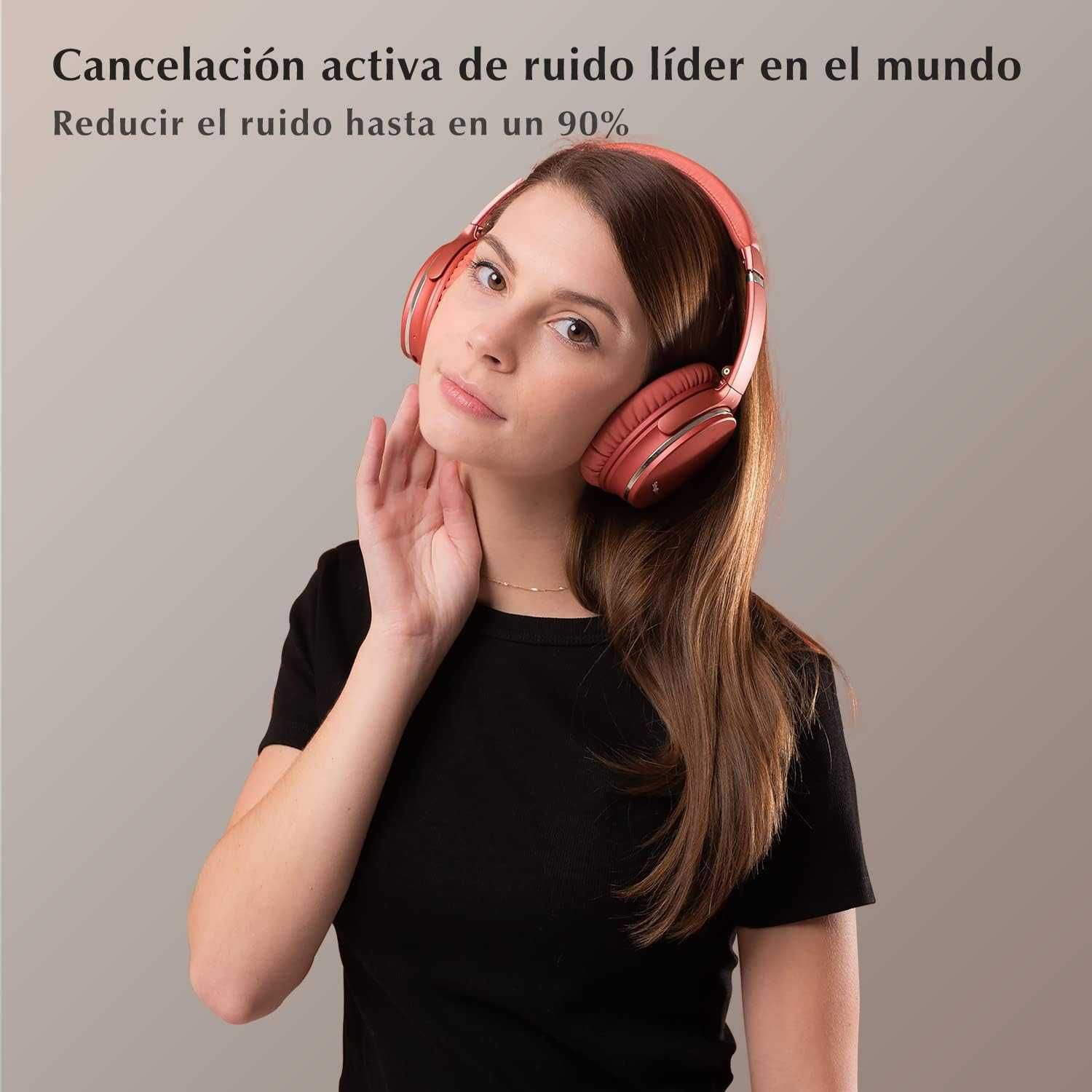 Head Phones Auscultadores bluetooth 5.0 cancelamento de ruído etc