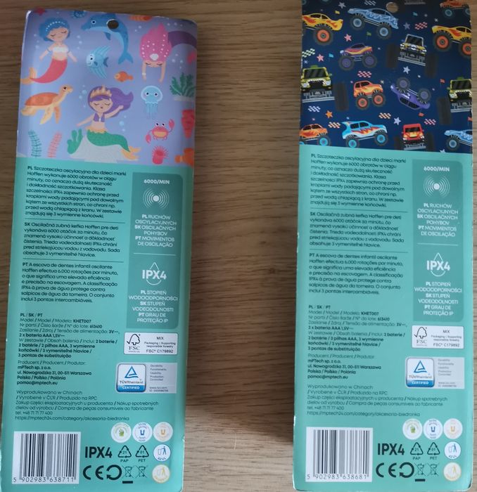 Szczoteczka na baterie do zębów dla dzieci, 25zl okazja