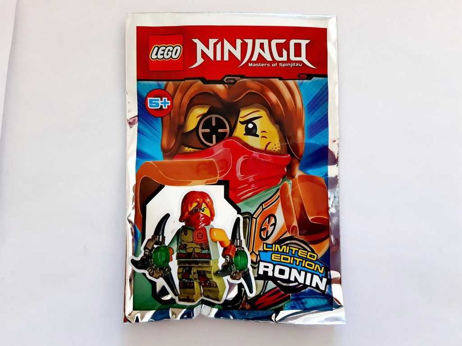 Lego Ninjago Masters of Spinjitzu 5 Foil Packs 2016 e 2017 selados