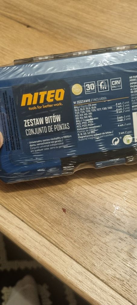 Zestaw bitów niteo aż 30sztuk