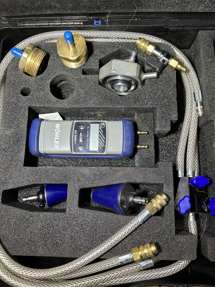 Термометр димових газів дифманометр термогігрометр Wohler 2000 testo