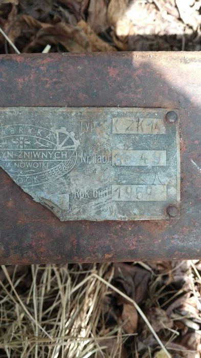 Kosiarka konna przerobiona pod traktor