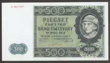 Polska - Generalna Gubernia 500 złotych 1940 - Góral
