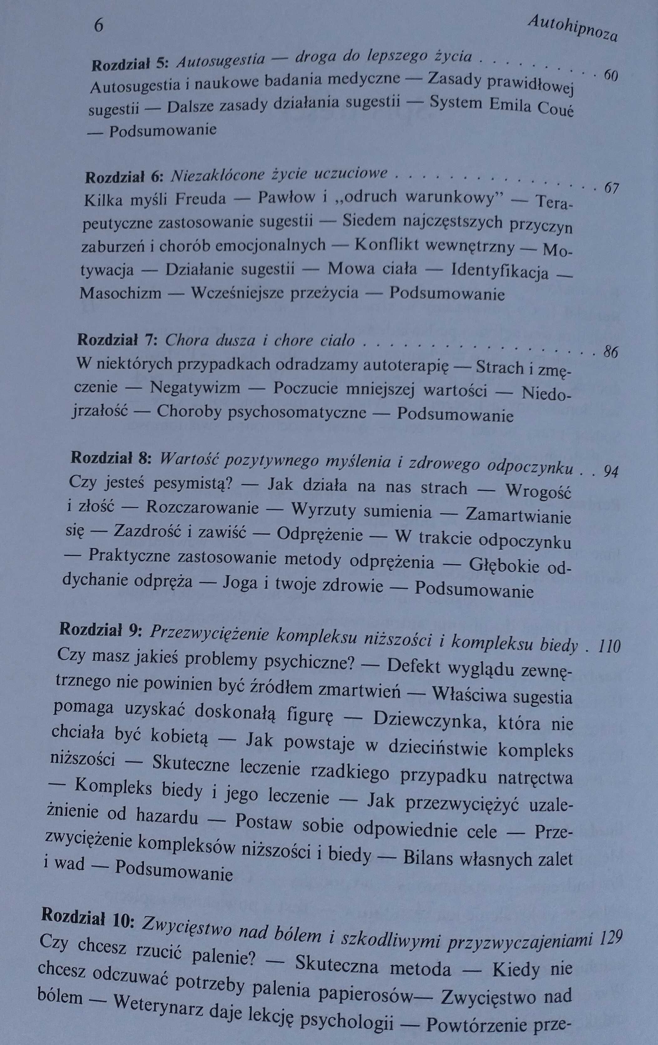 Autohipnoza. Techniki i zastosowanie w życiu codziennym.