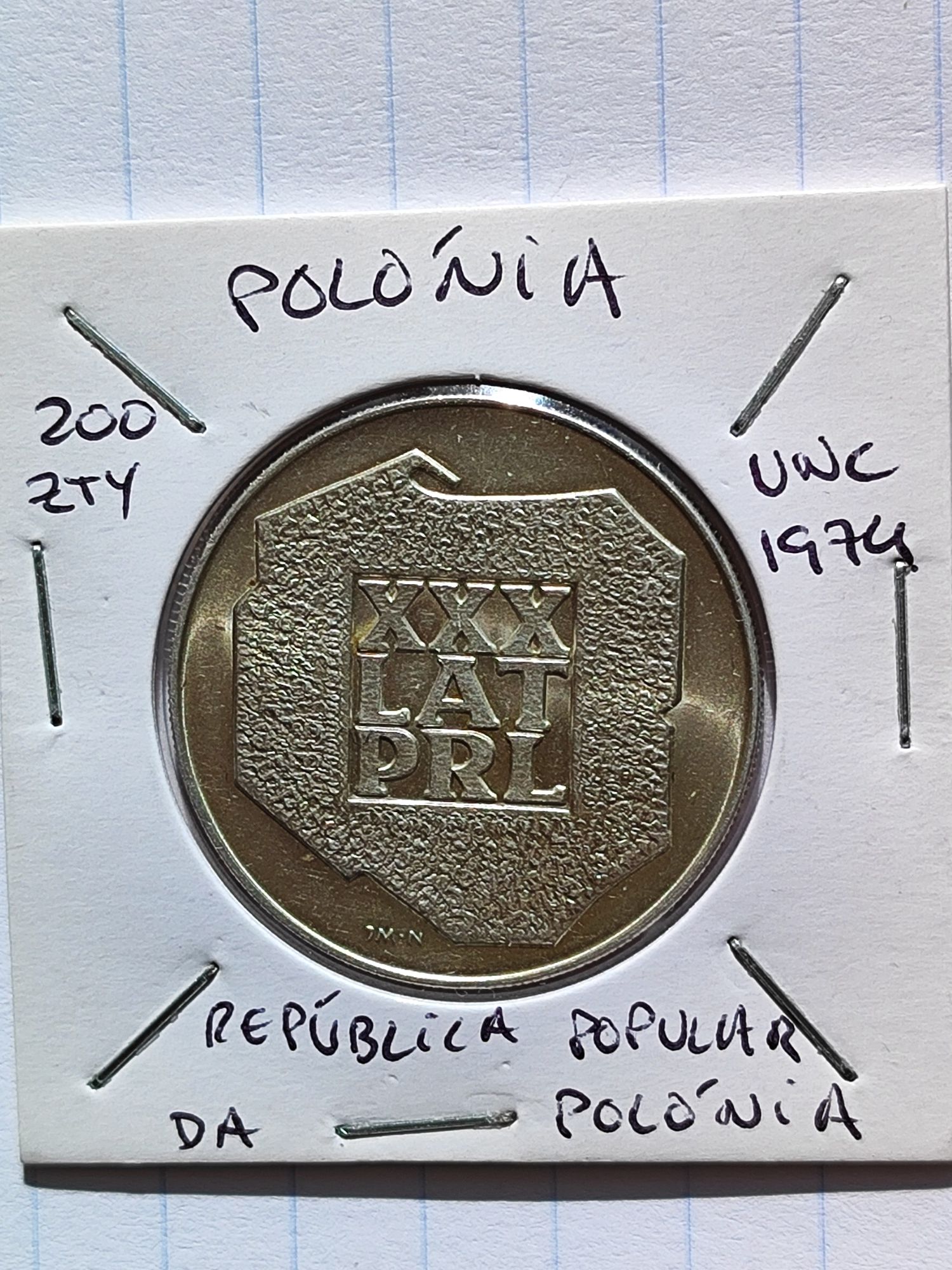 Moedas NOVAS de coleção da Polónia (Prata 0,625)