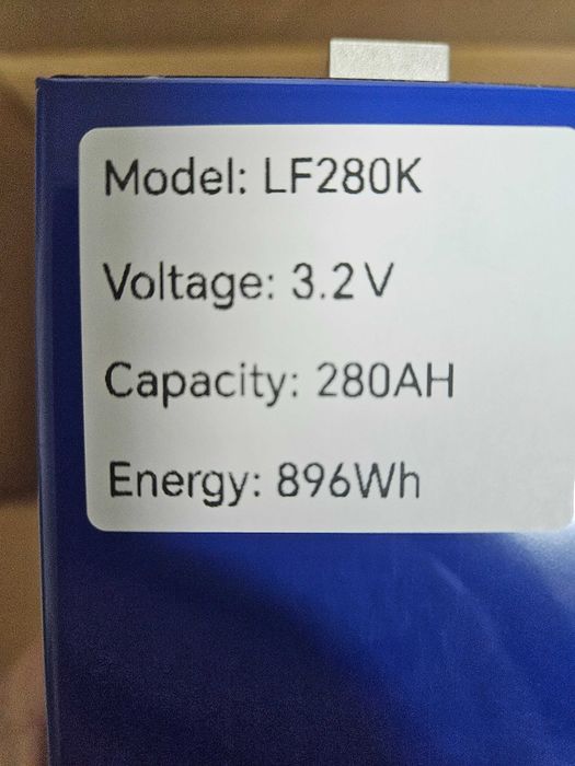 Комплект EVE LF280K + JK BMS 300A для LiFePo4 12v акумулятора(3584 Wh)