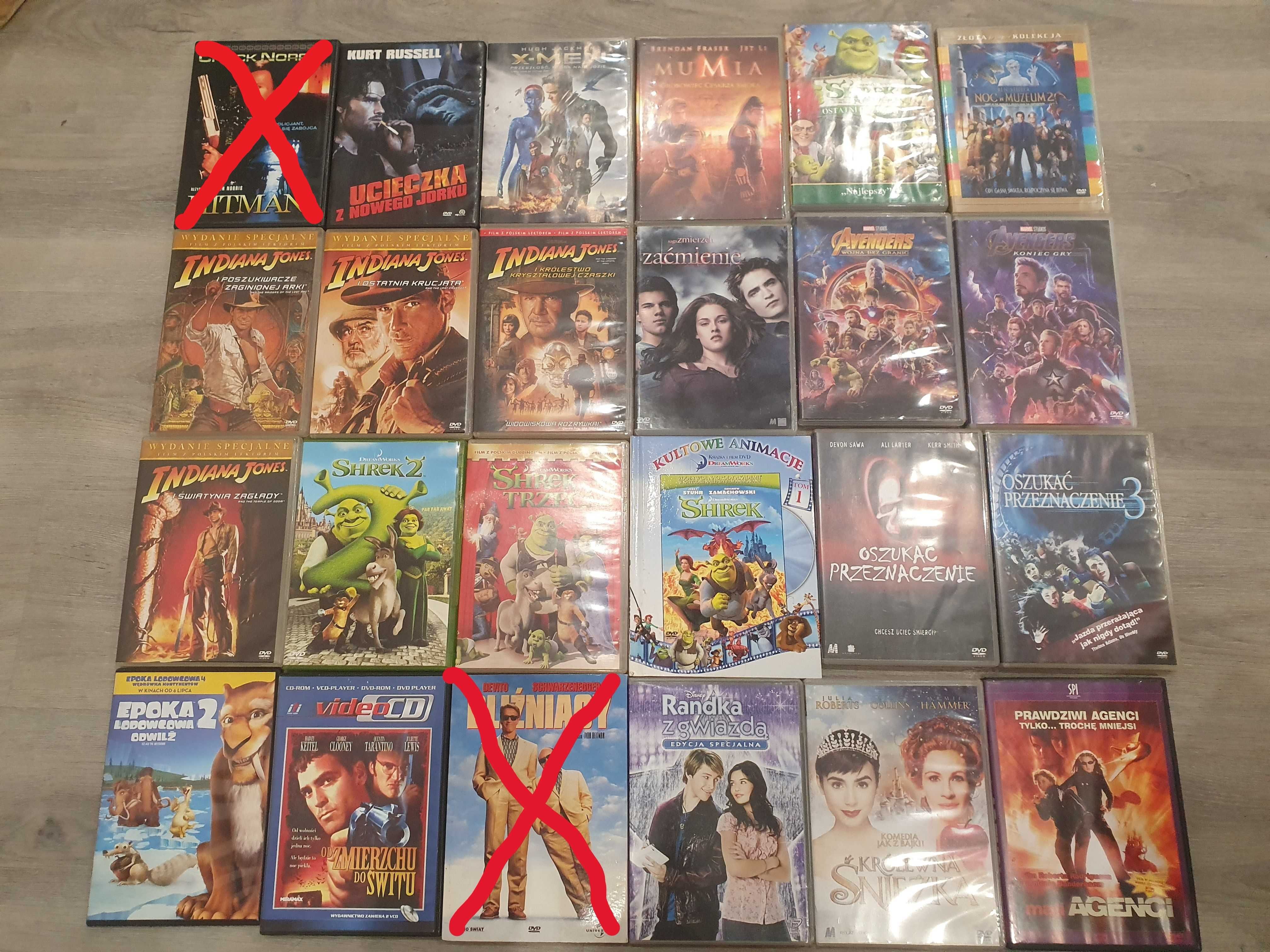 Płyty DVD, Filmy, Drużyna A, Harry Potter