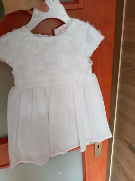 Sukienka biała chrzest