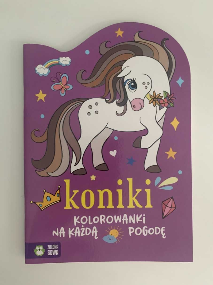 Koniki kolorowanki na każdą pogodę wyd. Zielona Sowa