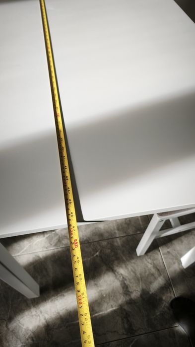 Stół + 4 krzesła kolor biały JYSK