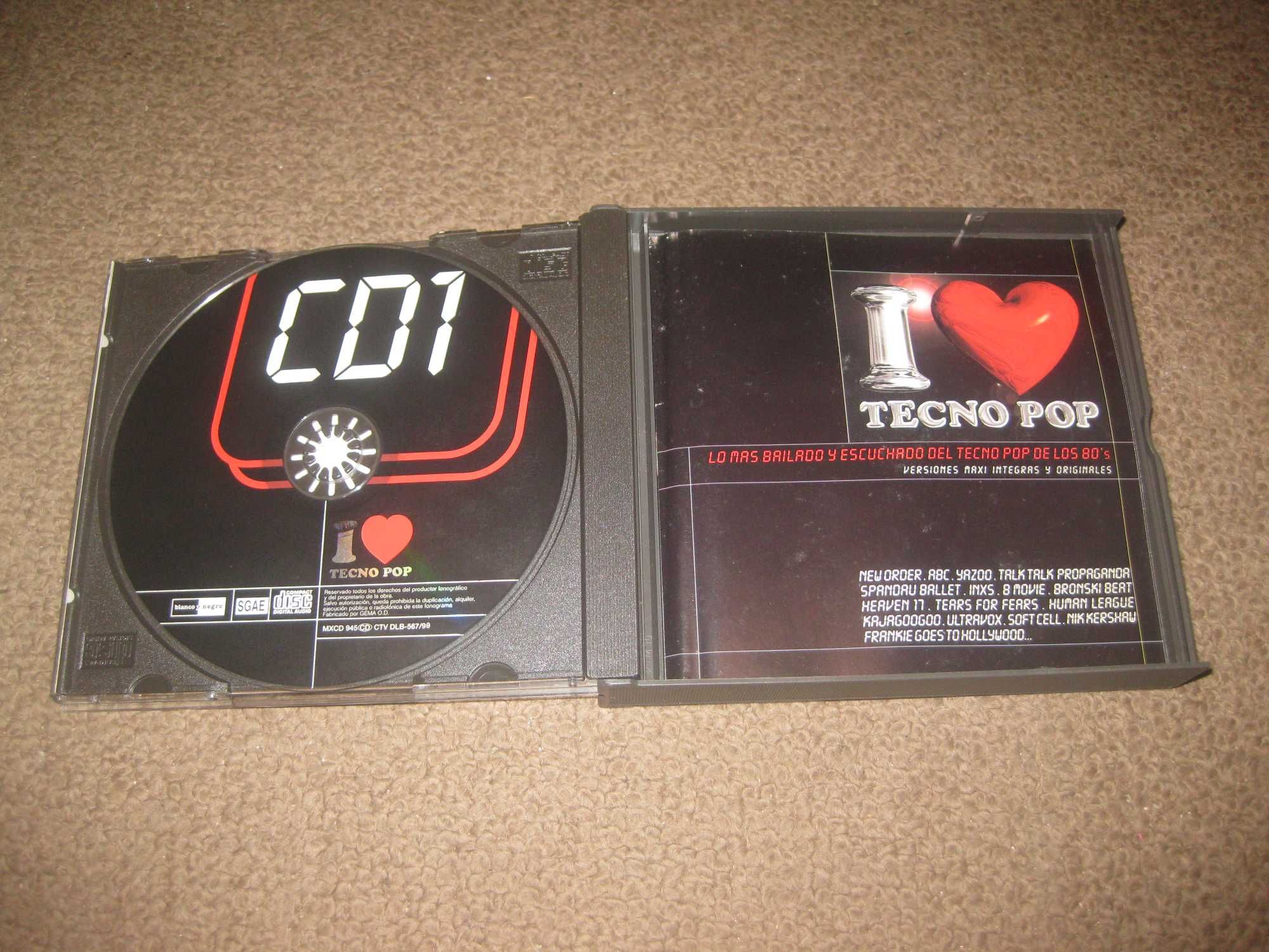 CD Triplo da Coletânea "I Love Tecno Pop"